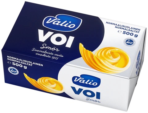 Valio Milk Butter Normal salt 500g 